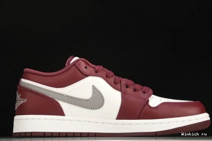 White 1 Low Bordeaux Jordan 1029